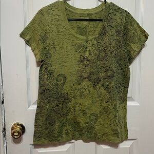 Sonoma Olive Patterned Tee